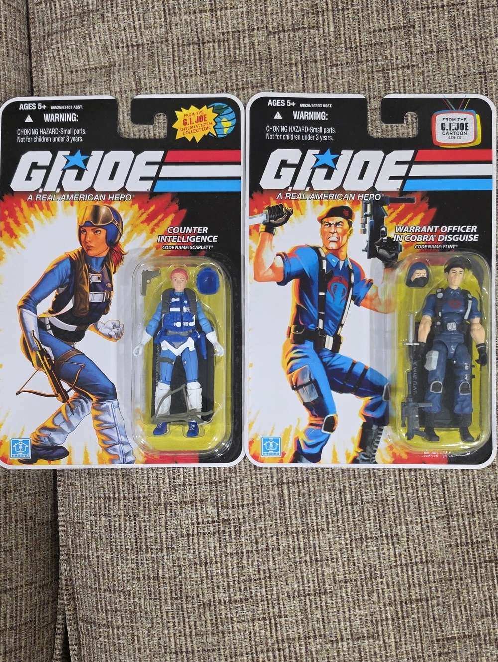 Hasbro G.I. Joe Action Figure Duo - Blue and Black Uniforms